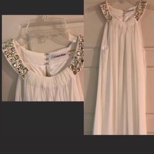 Calvin Klein, white dress